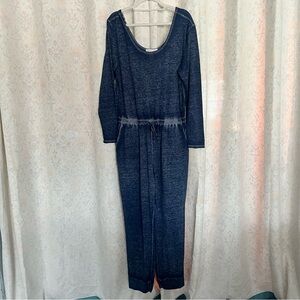 Planet Gold Dark Blue Women's Jumpsuit